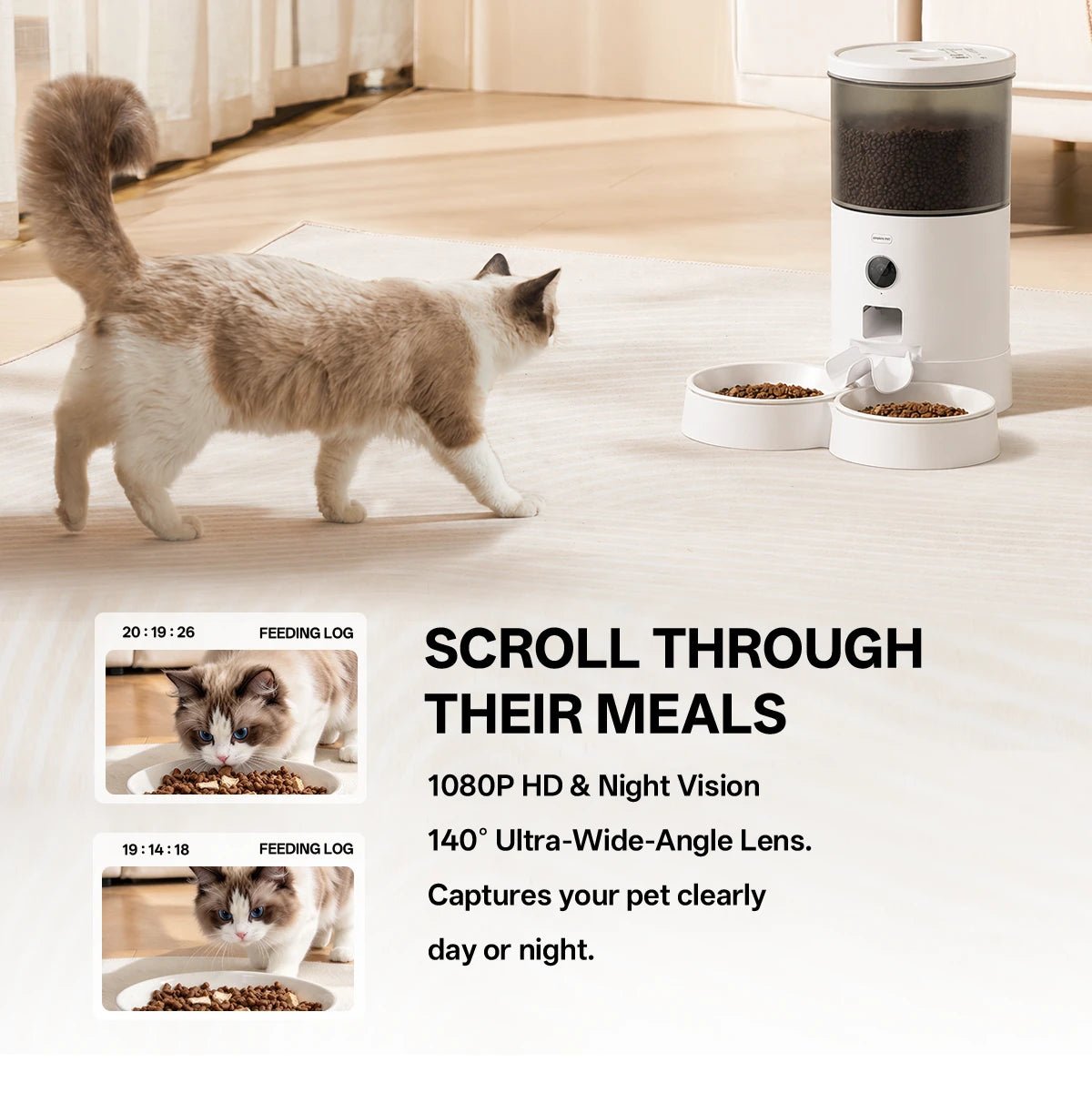 Automatic Vacuum Feeder Duo - DOUDOU PET