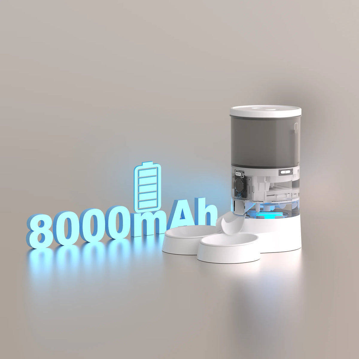 Double Bowl Automatic Feeder