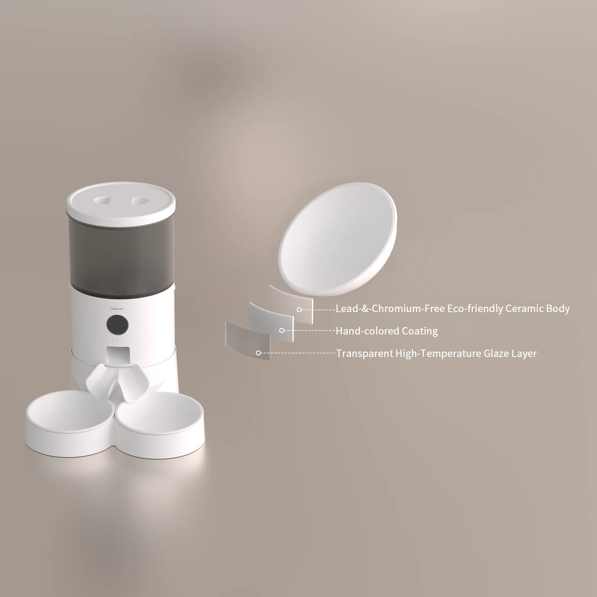 Double Bowl Automatic Feeder